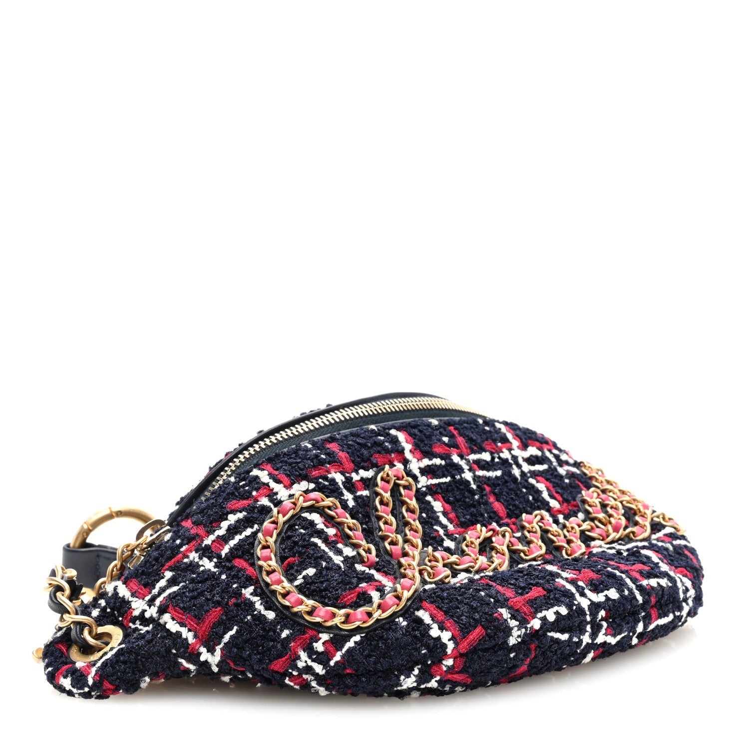 Chanel Tweed Quilted Chain 20s Signe Waist Bag Multicolor 4 of 7
