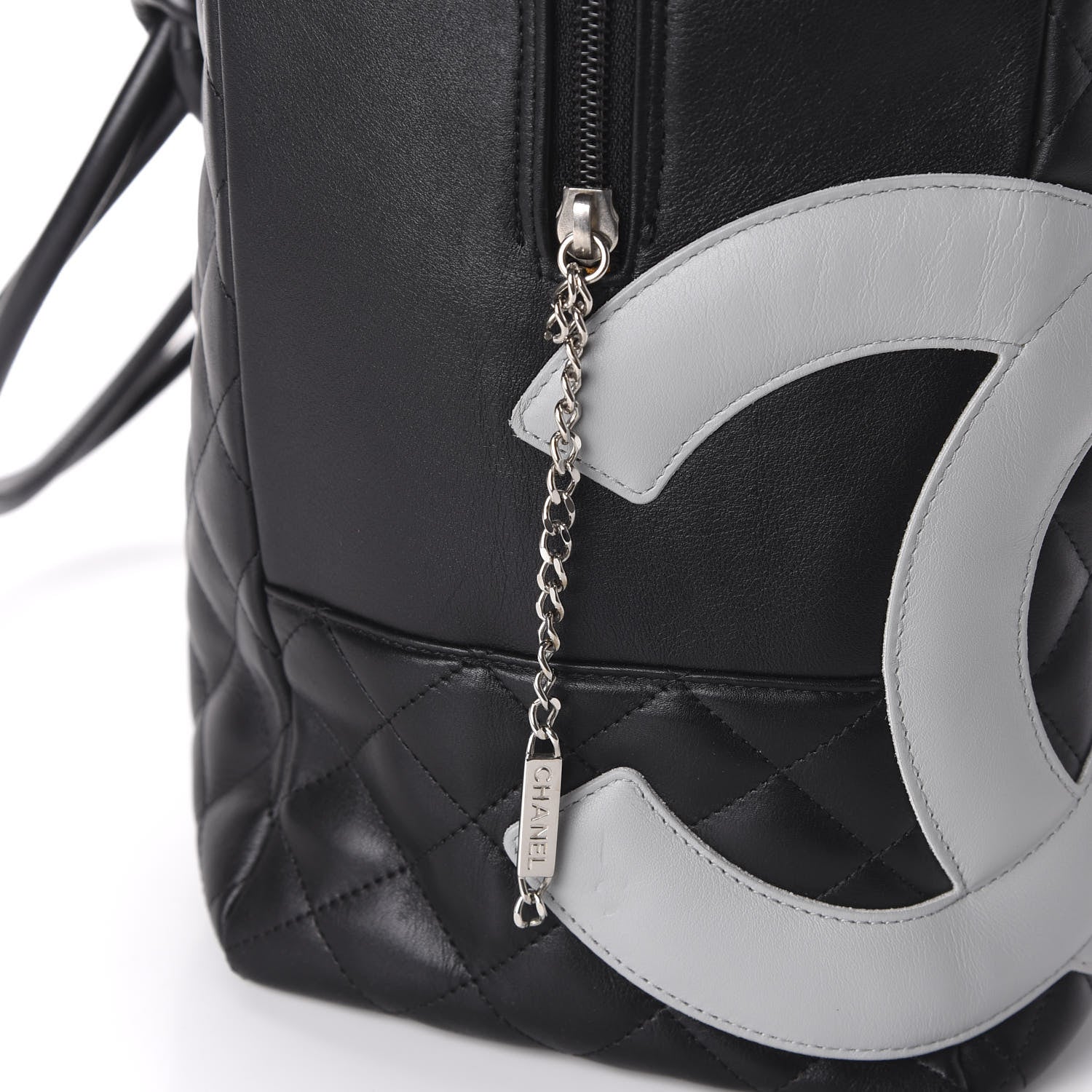 Chanel Calfskin Quilted Large Cambon Bag Black 12 of 12