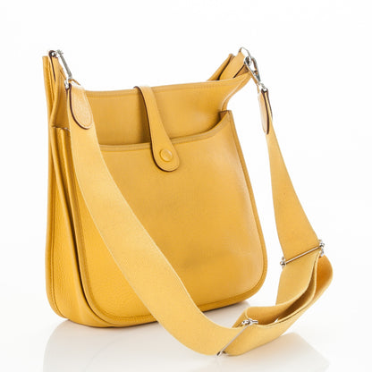 Hermes Taurillon Clemence Evelyne III PM Soleil 3 of 7