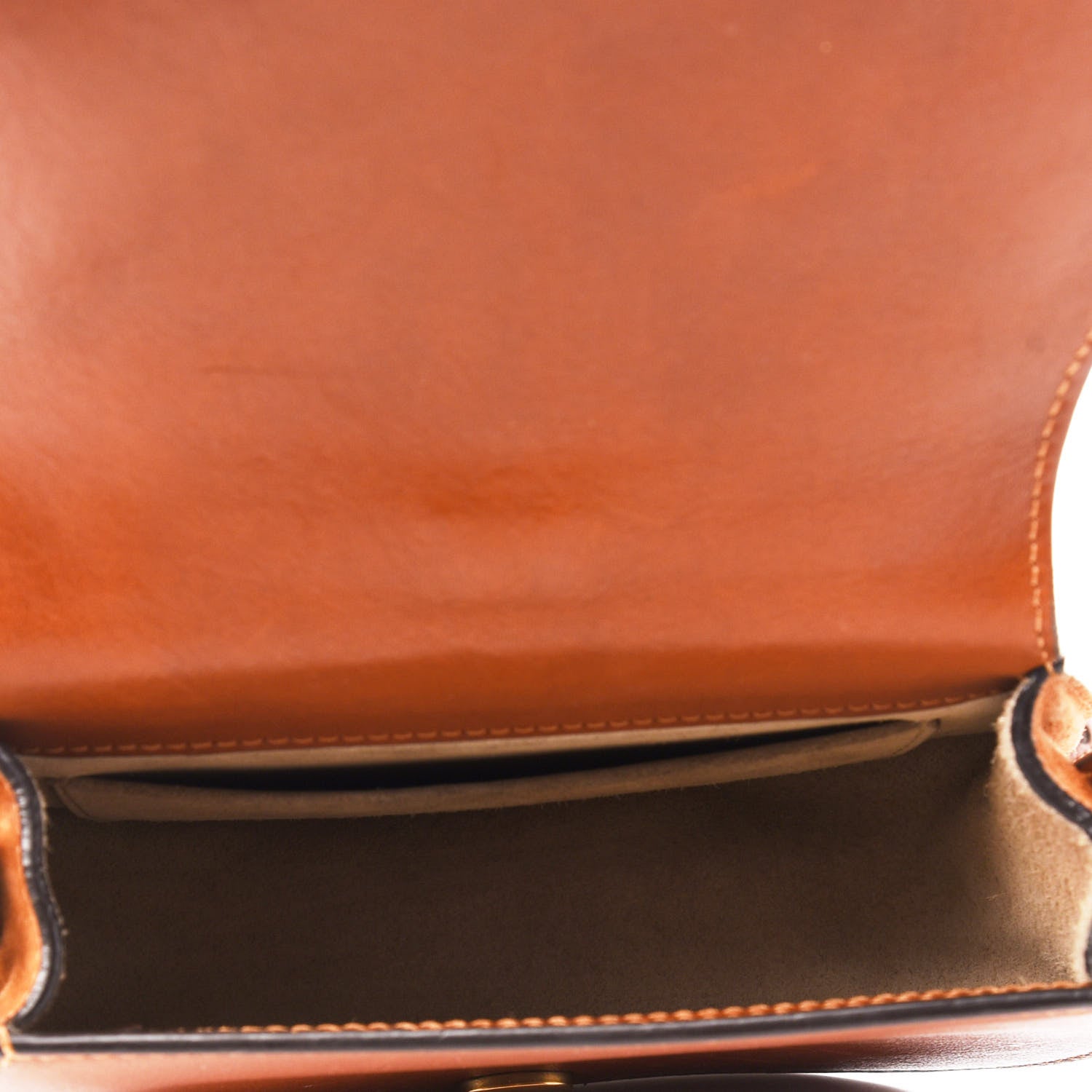 Chloe Calfskin Suede Small Nile Bracelet Bag Caramel 5 of 10