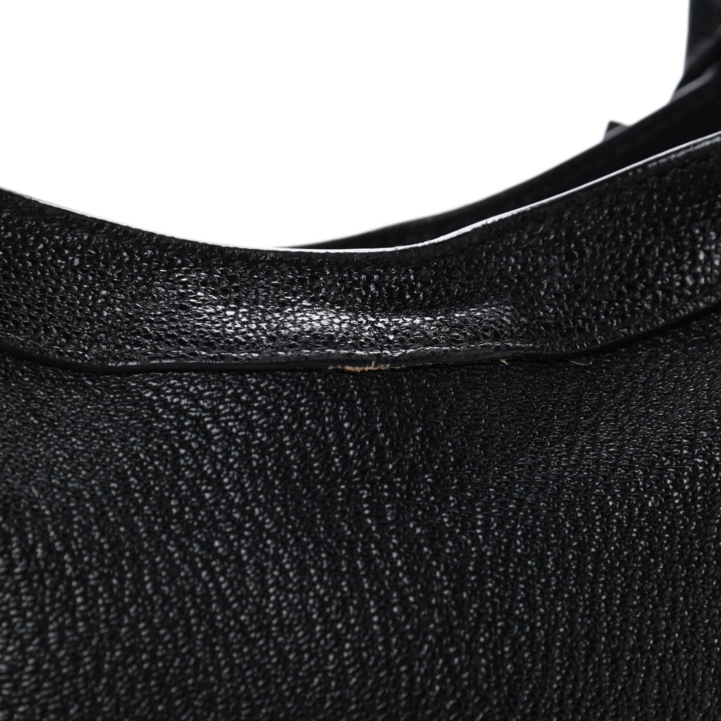 Chevre Gold Metallic Edge Hardware City Black