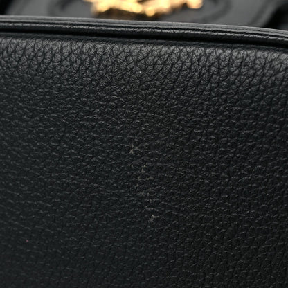 Versace Grained Calfskin La Medusa Mini Shoulder Bag Black 9 of 9