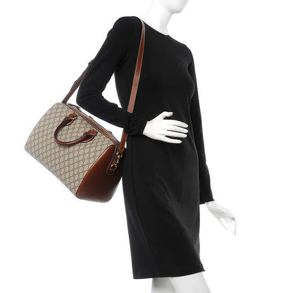 Gucci GG Supreme Monogram Medium Boston Beige Cuir 2 of 8