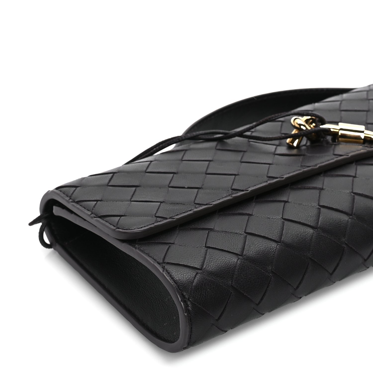 Bottega Veneta Nappa Intrecciato Long Andiamo Top Handle Clutch Fondant 7 of 7
