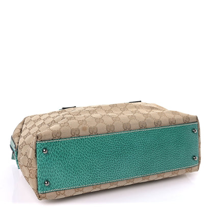 Gucci Monogram Small Boston Turquoise 3 of 8