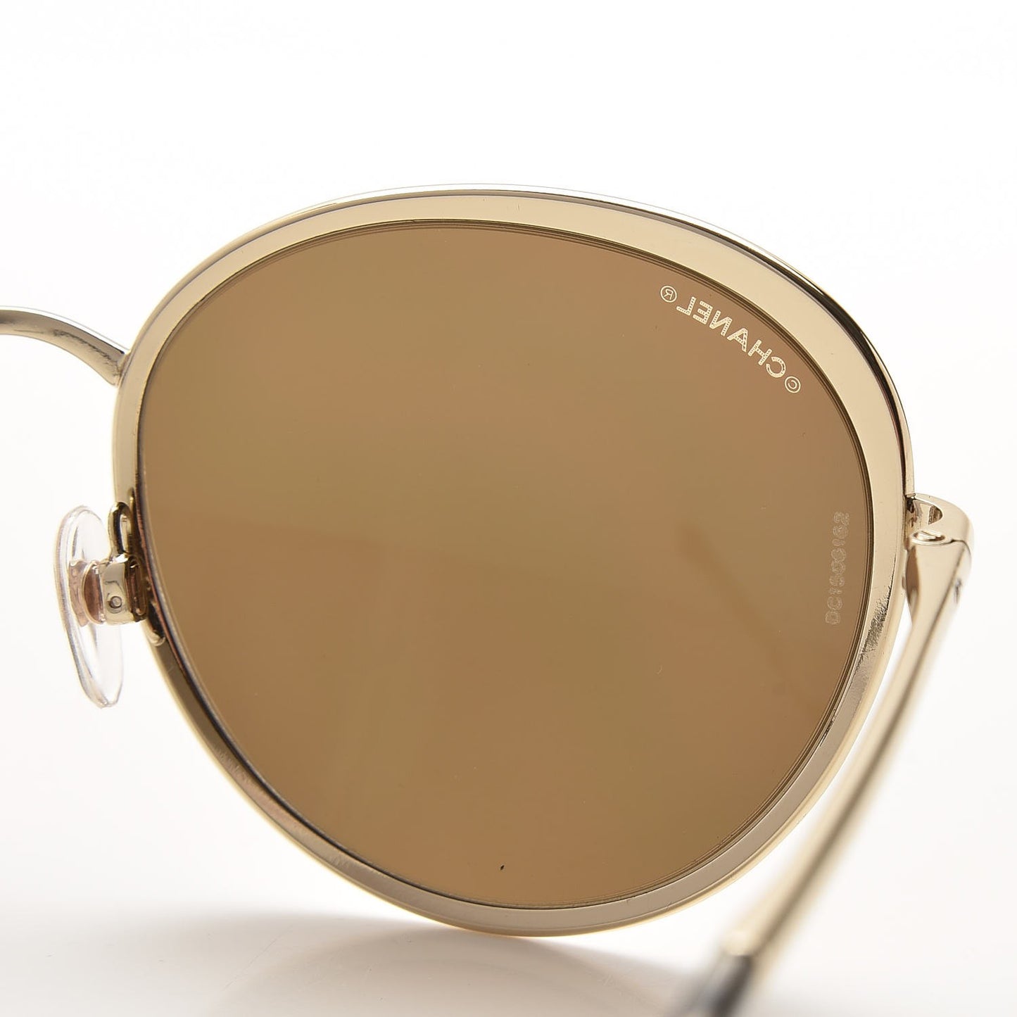 Round Mirror Sunglasses 4206 Gold