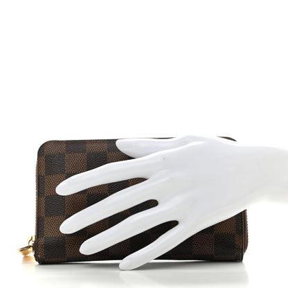 Louis Vuitton Damier Ebene Zippy Compact Wallet 2 of 8