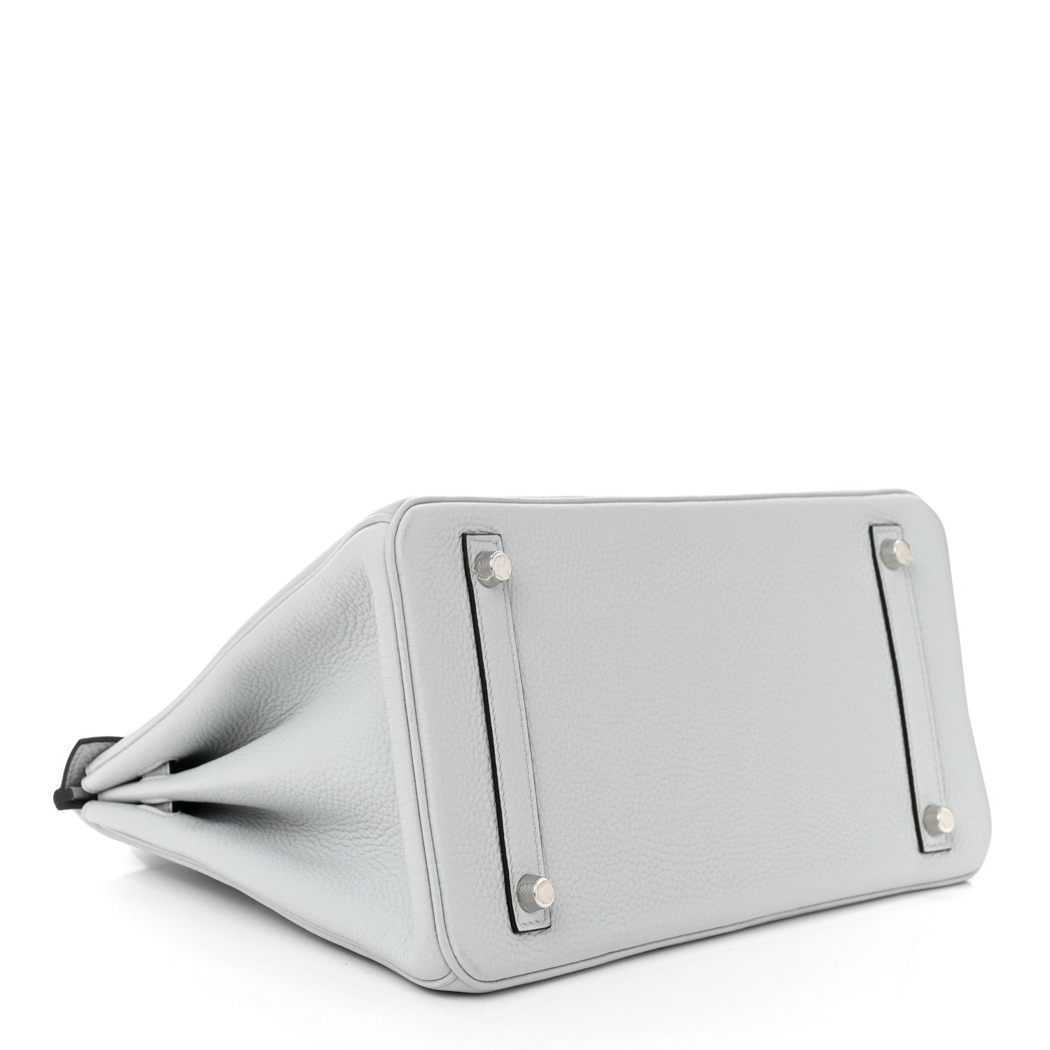 Hermes Taurillon Clemence Birkin 30 Bleu Pale 4 of 11