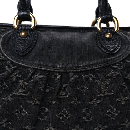 Louis Vuitton Denim Neo Cabby MM Black 6 of 8