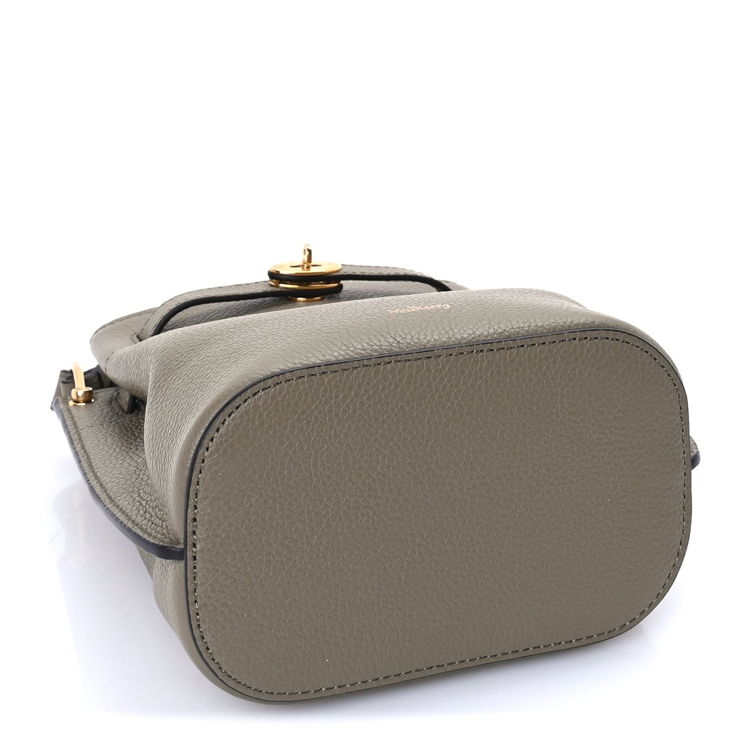 Grained Calfskin Islington Bucket Bag  Linen Green