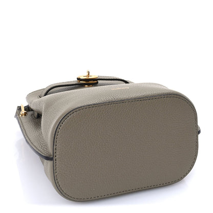 Mulberry Grained Calfskin Islington Bucket Bag  Linen Green 3 of 7