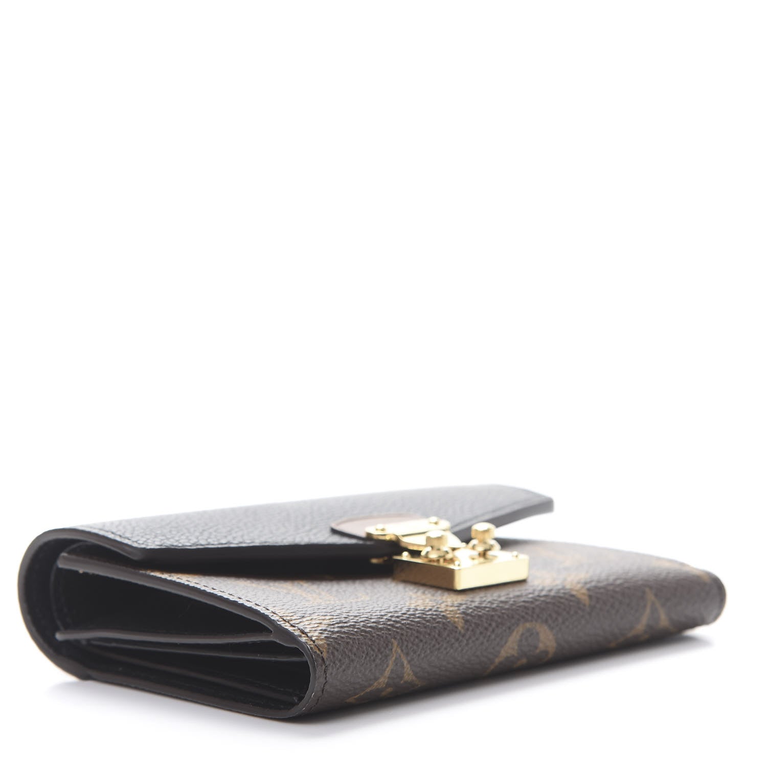 Louis Vuitton Monogram Pallas Compact Wallet NM Black 4 of 8