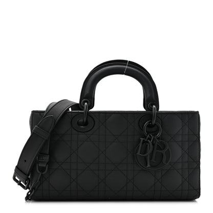 Christian Dior Ultra Matte Calfskin Cannage Medium Lady D-Joy Black 1 of 10
