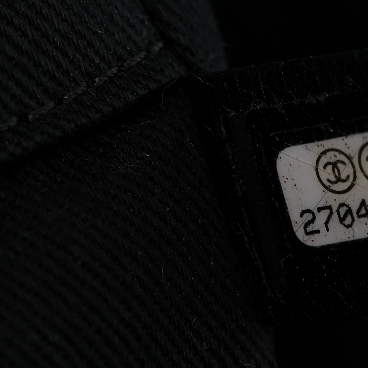 Chanel Lurex Boucle Small Deauville Tote Black 7 of 10