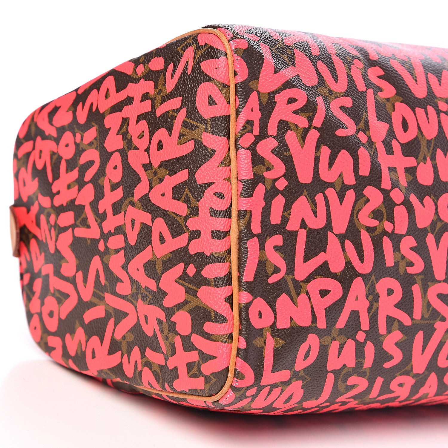 Louis Vuitton Monogram Graffiti Speedy 30 Fuchsia 9 of 13