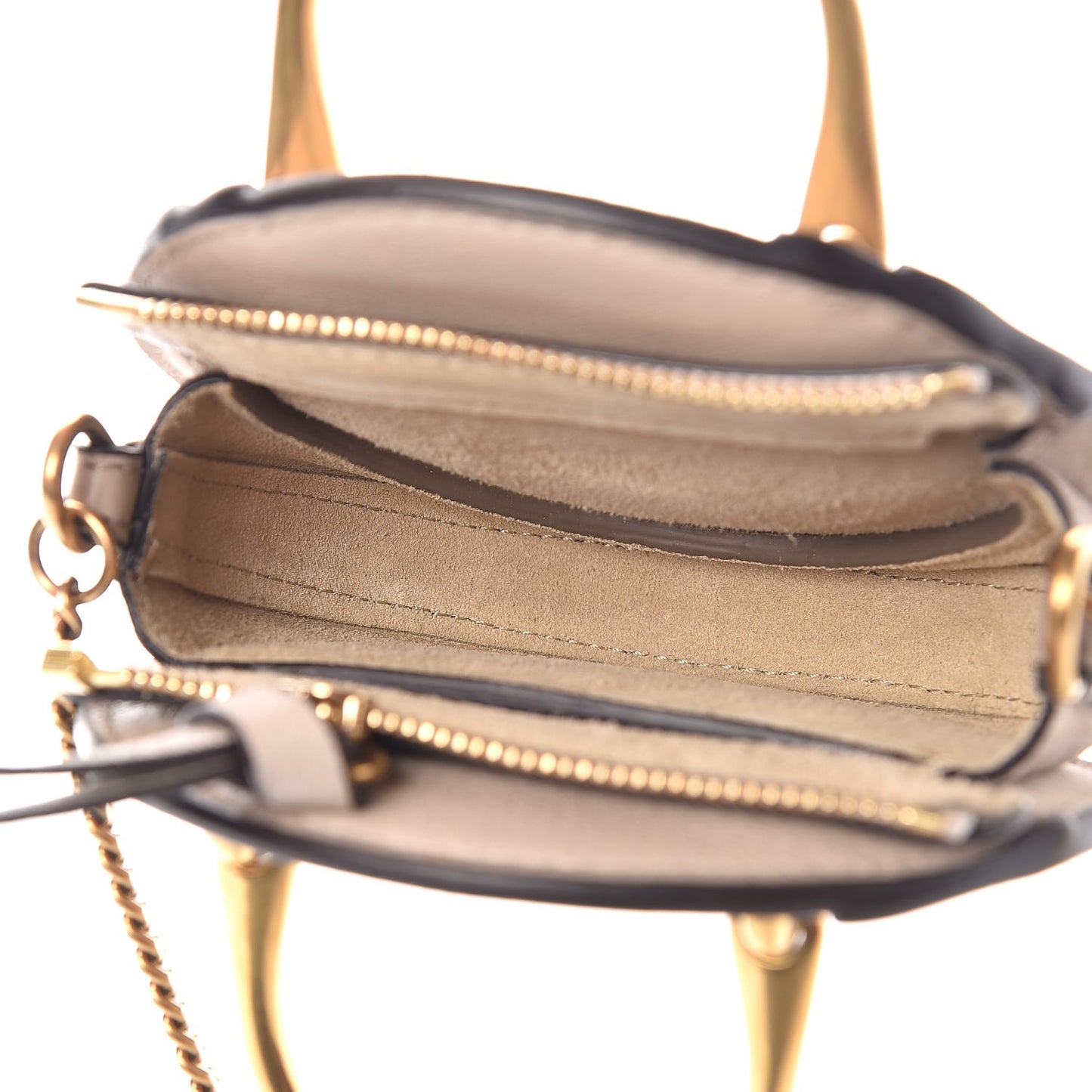 Goatskin Suede Mini Pixie Bag Motty Grey