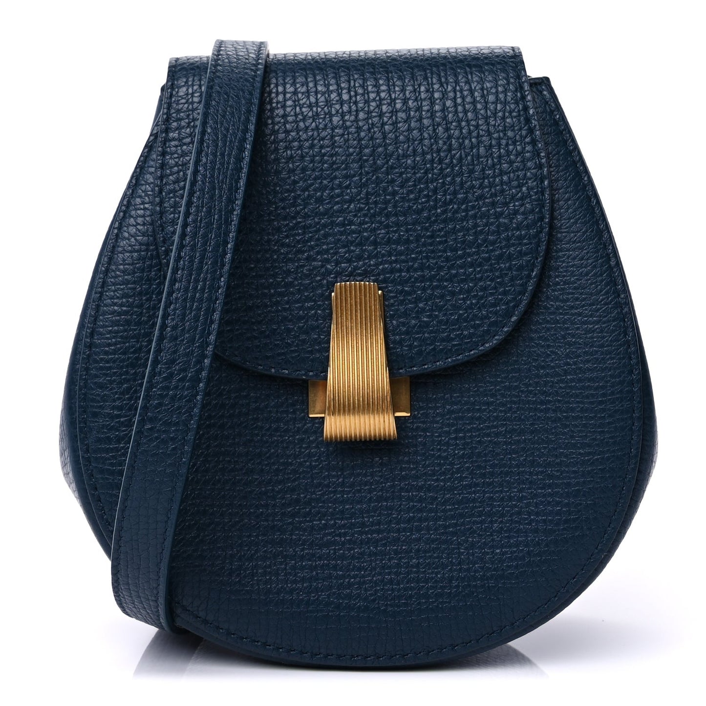 Palmellato Calfskin Rounded Belt Bag  Navy