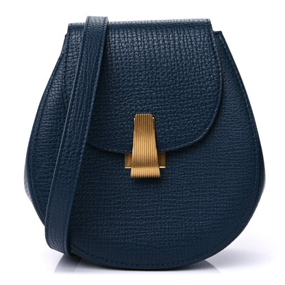 Bottega Veneta Palmellato Calfskin Rounded Belt Bag  Navy 1 of 8
