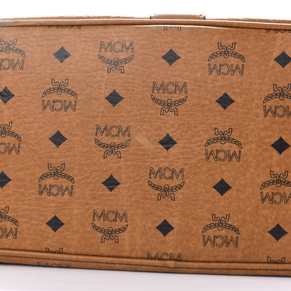 MCM Visetos Medium Liz Reversible Shopper Tote Cognac 10 of 24