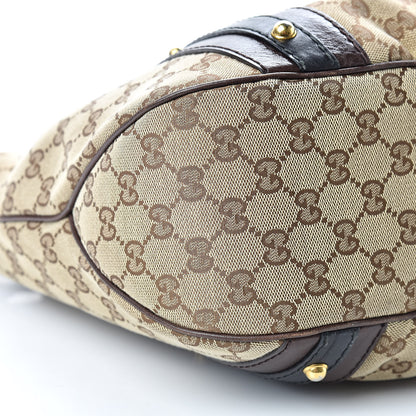 Gucci Monogram Interlocking G Tote Dark Brown 10 of 13
