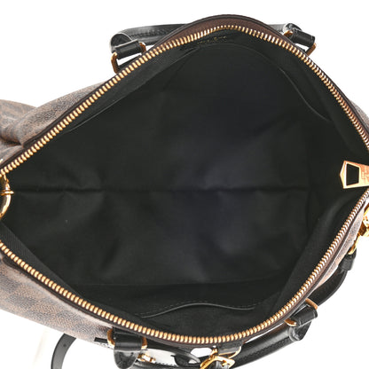 Louis Vuitton Damier Ebene Odeon Tote MM Black 4 of 7