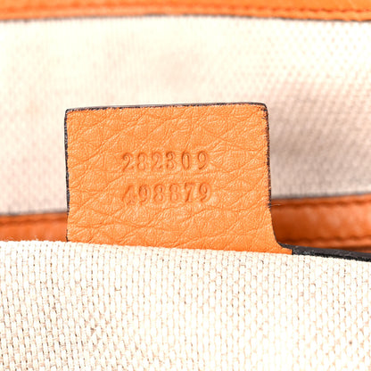 Gucci Pebbled Calfskin Medium Soho Shoulder Bag Curcuma 7 of 18