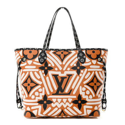 Louis Vuitton Monogram Giant Crafty Neverfull MM Creme Caramel 1 of 10