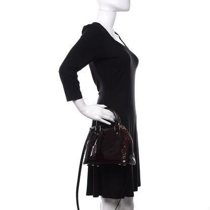 Louis Vuitton Vernis Alma BB Amarante 3 of 10