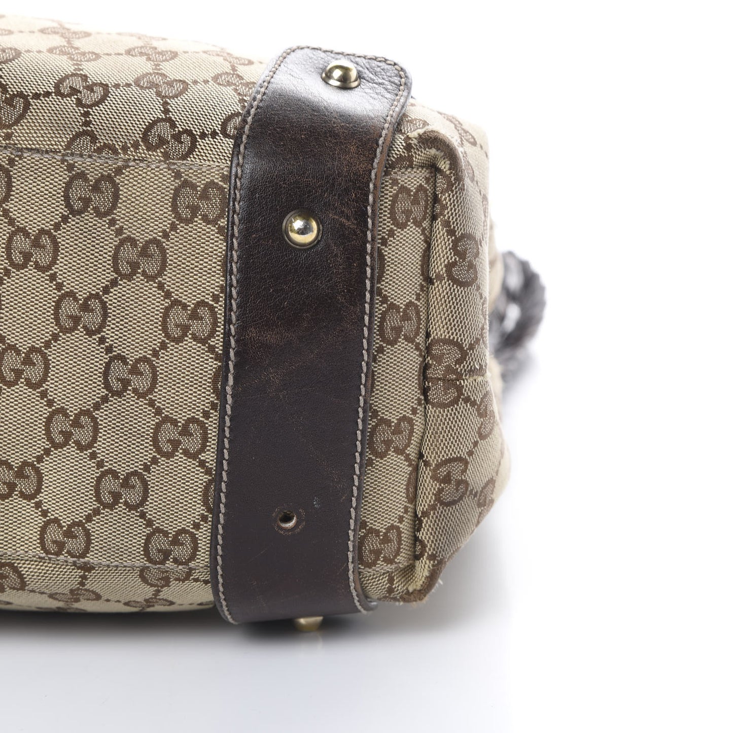 Monogram Medium Pelham Shoulder Bag Dark Brown