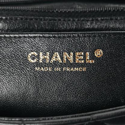Chanel Lambskin Quilted Mini Rectangular Flap Black 5 of 10