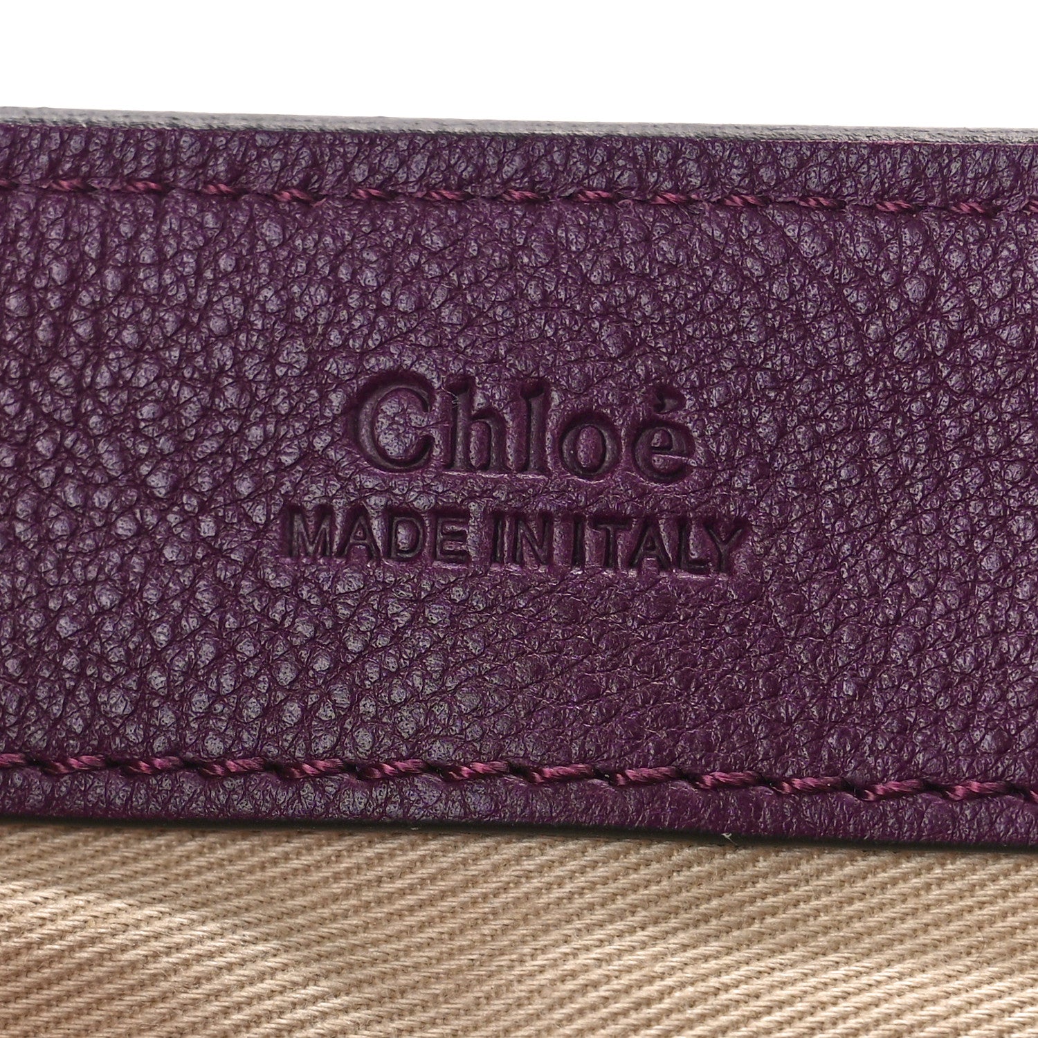 Chloe Calfskin Small Faye Day Shoulder Bag Intense Violine 6 of 9
