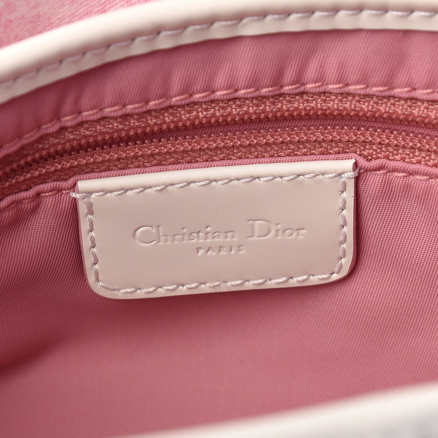 Christian Dior Monogram Floral Saddle Bag Pink 6 of 18