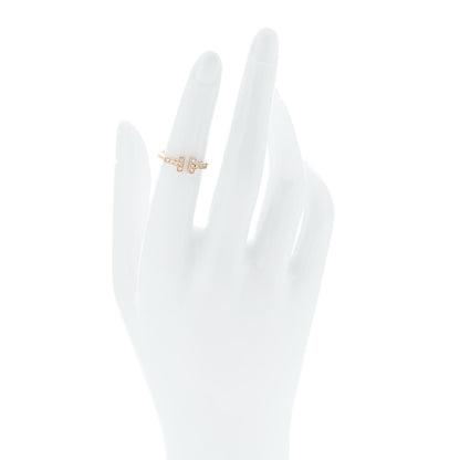 Tiffany 18K Rose Gold Diamond T Wire Ring 49 5 2 of 4