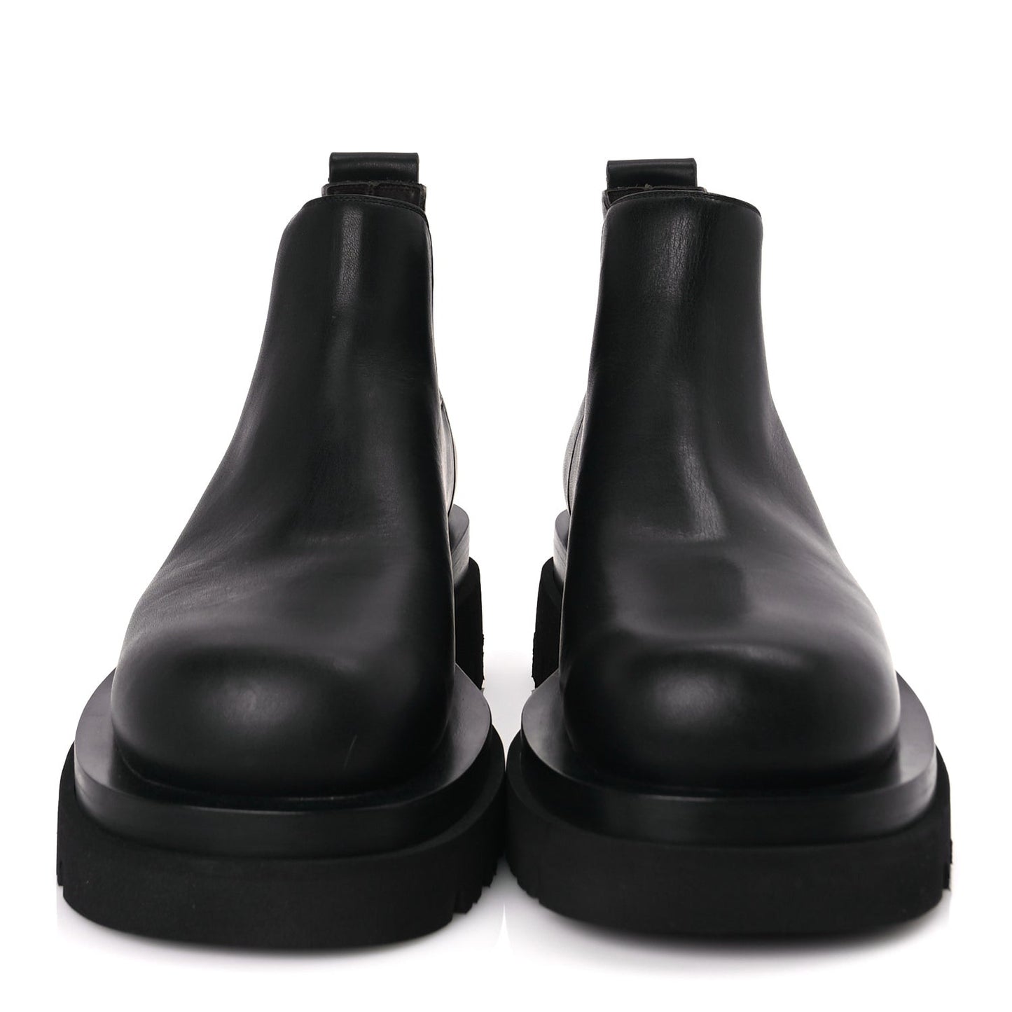 Calfskin The Lug Chelsea 55mm Cropped Boots 40 Black