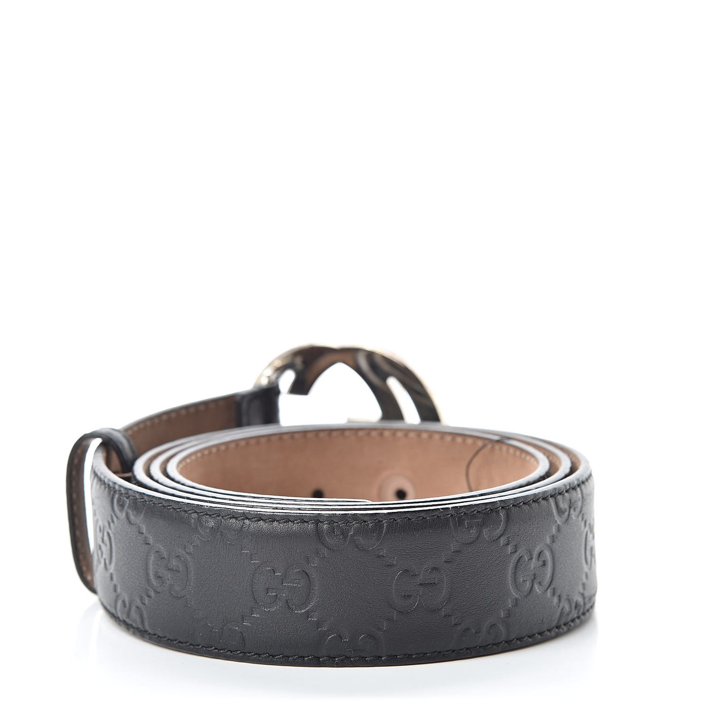Guccissima Interlocking G Belt 115 46 Black