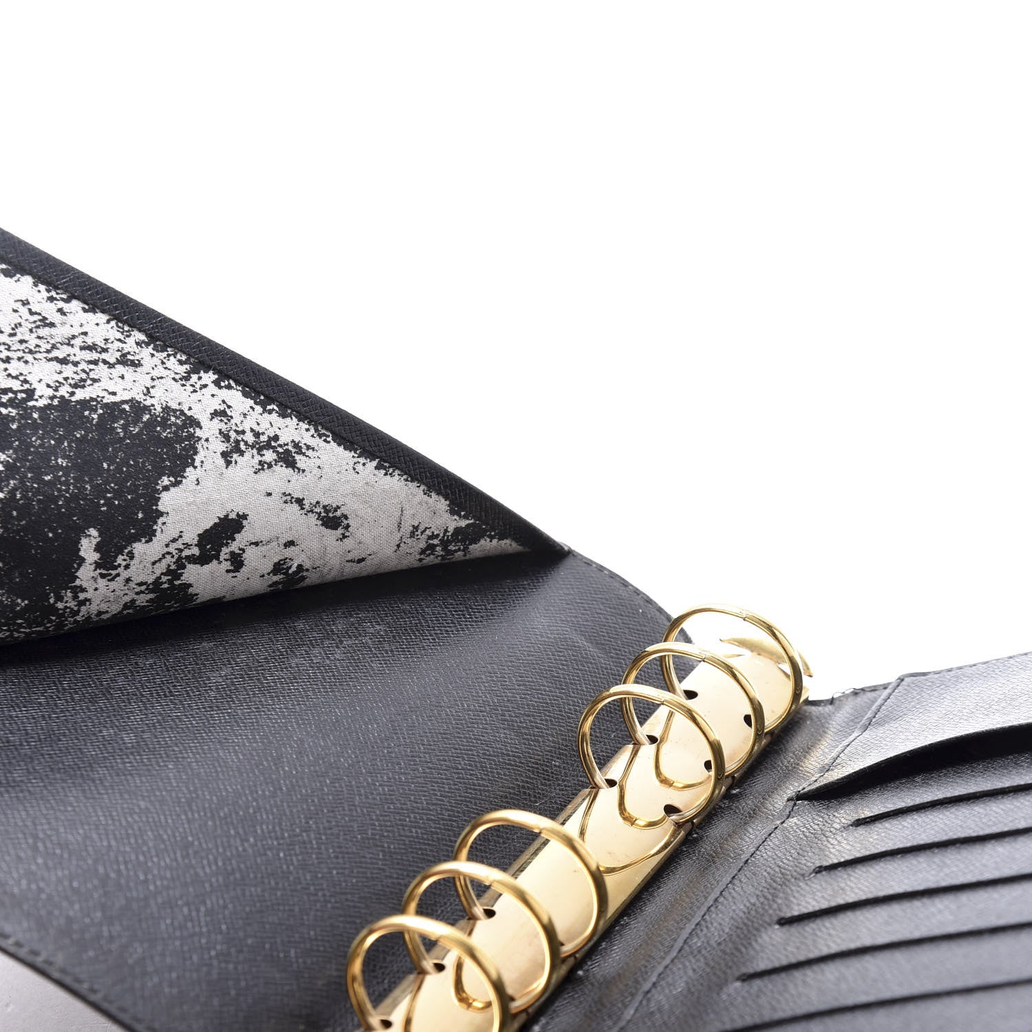 Louis Vuitton Epi Medium Ring Agenda Cover Black 10 of 10