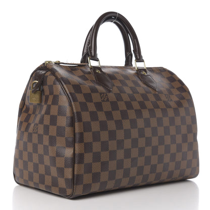 Louis Vuitton Damier Ebene Speedy 30 2 of 9