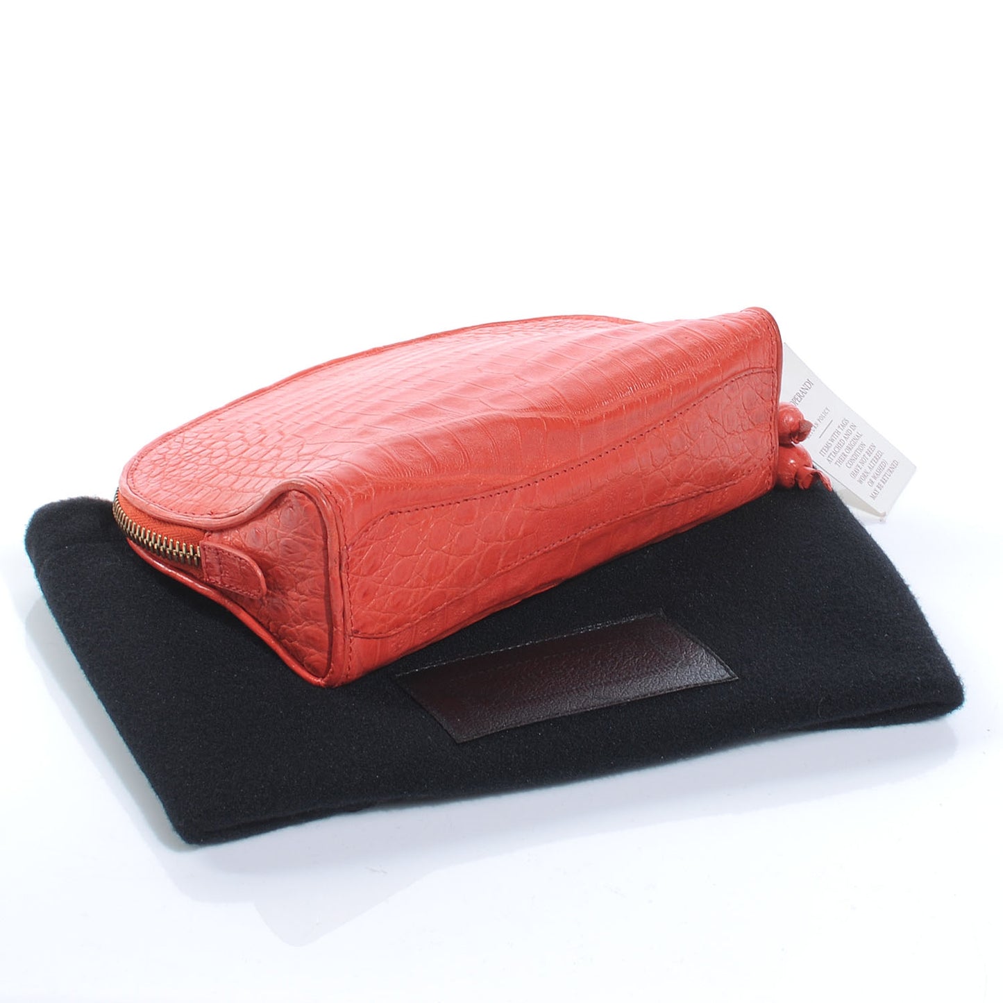 Crocodile Cosmetic Case Coral