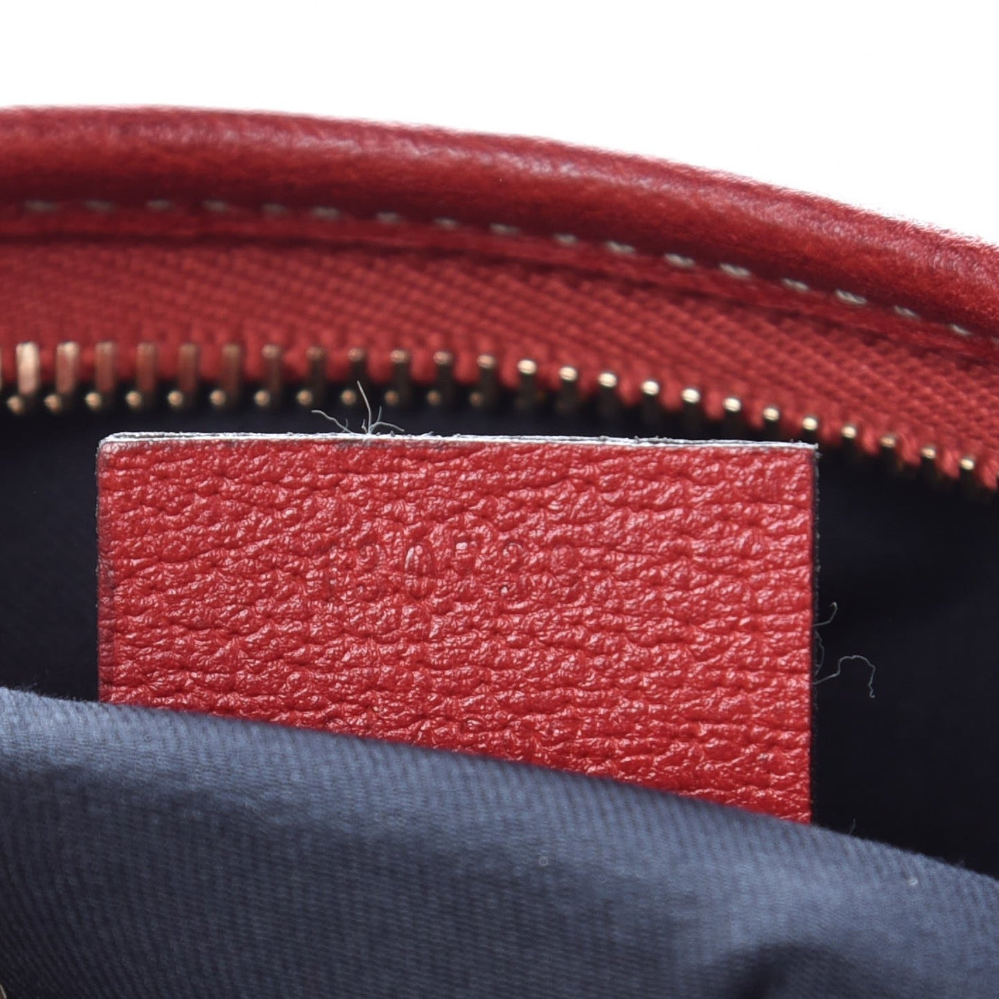 Monogram Medium Abbey D Ring Hobo Navy Red