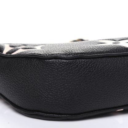 Louis Vuitton Empreinte Monogram Giant Multi Pochette Accessories Large Pochette Black Beige 7 of 10