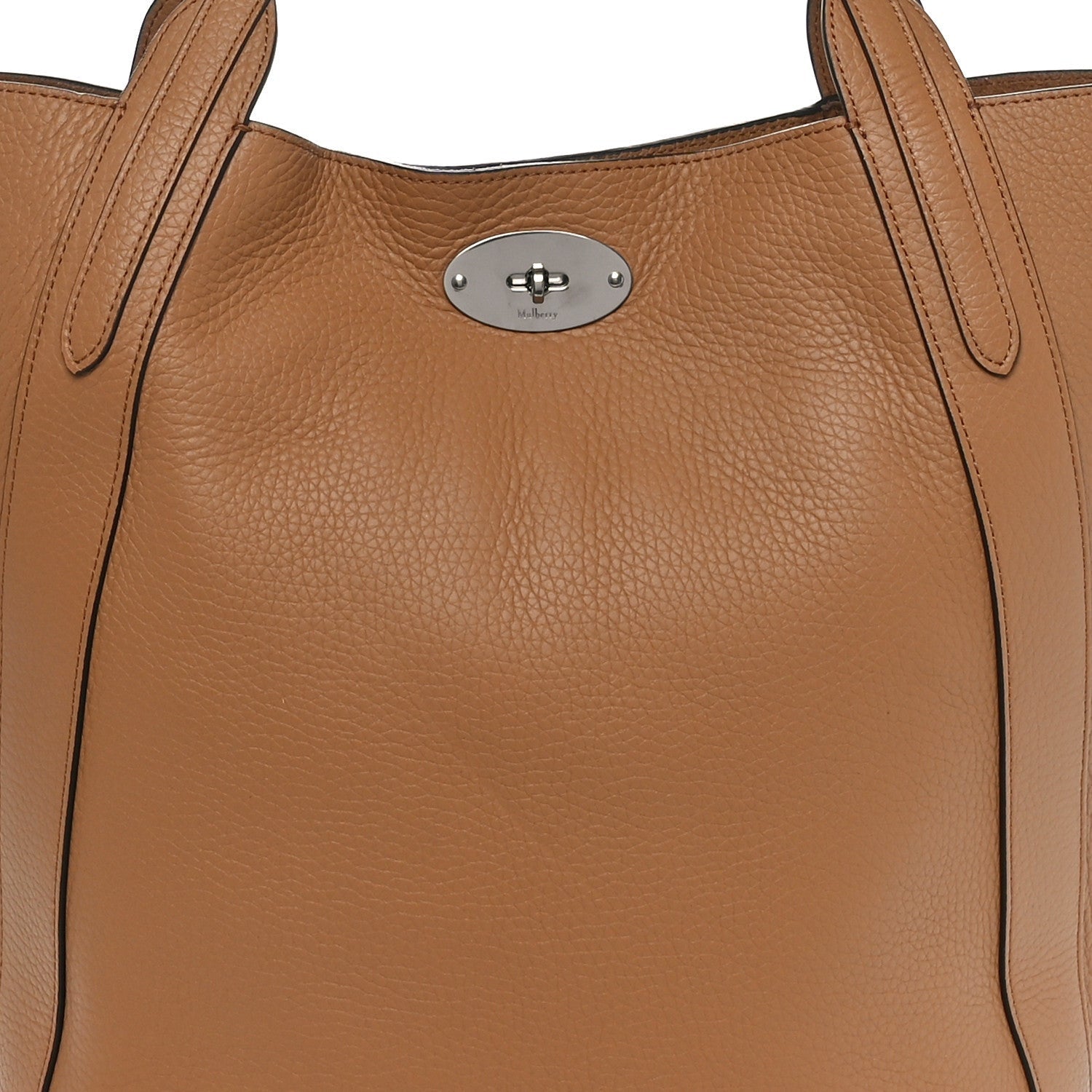 Mulberry MULBERRY Heavy Grain Bayswater North South Tote Sable 7 of 7