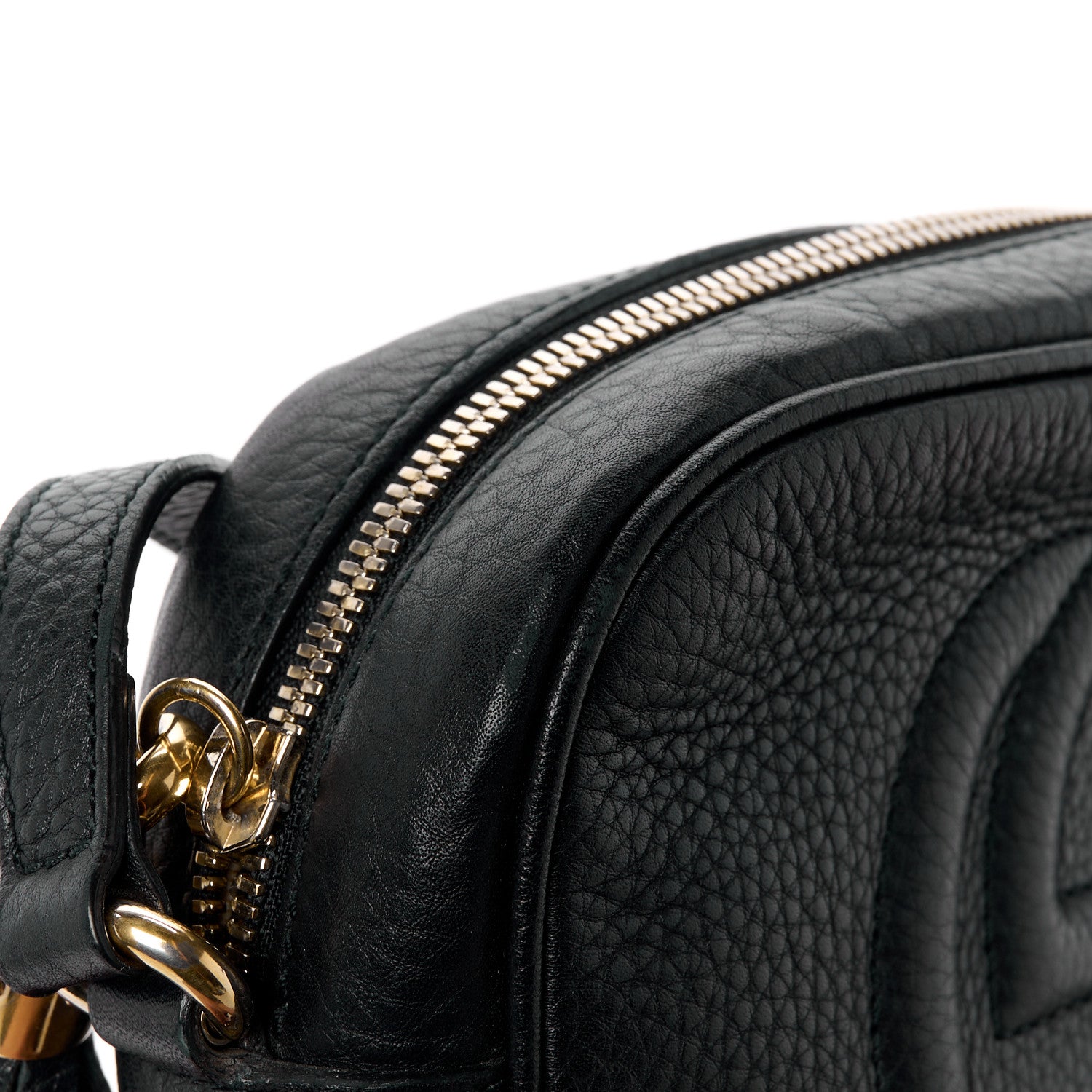 Gucci Pebbled Calfskin Small Soho Disco Bag Black 16 of 17