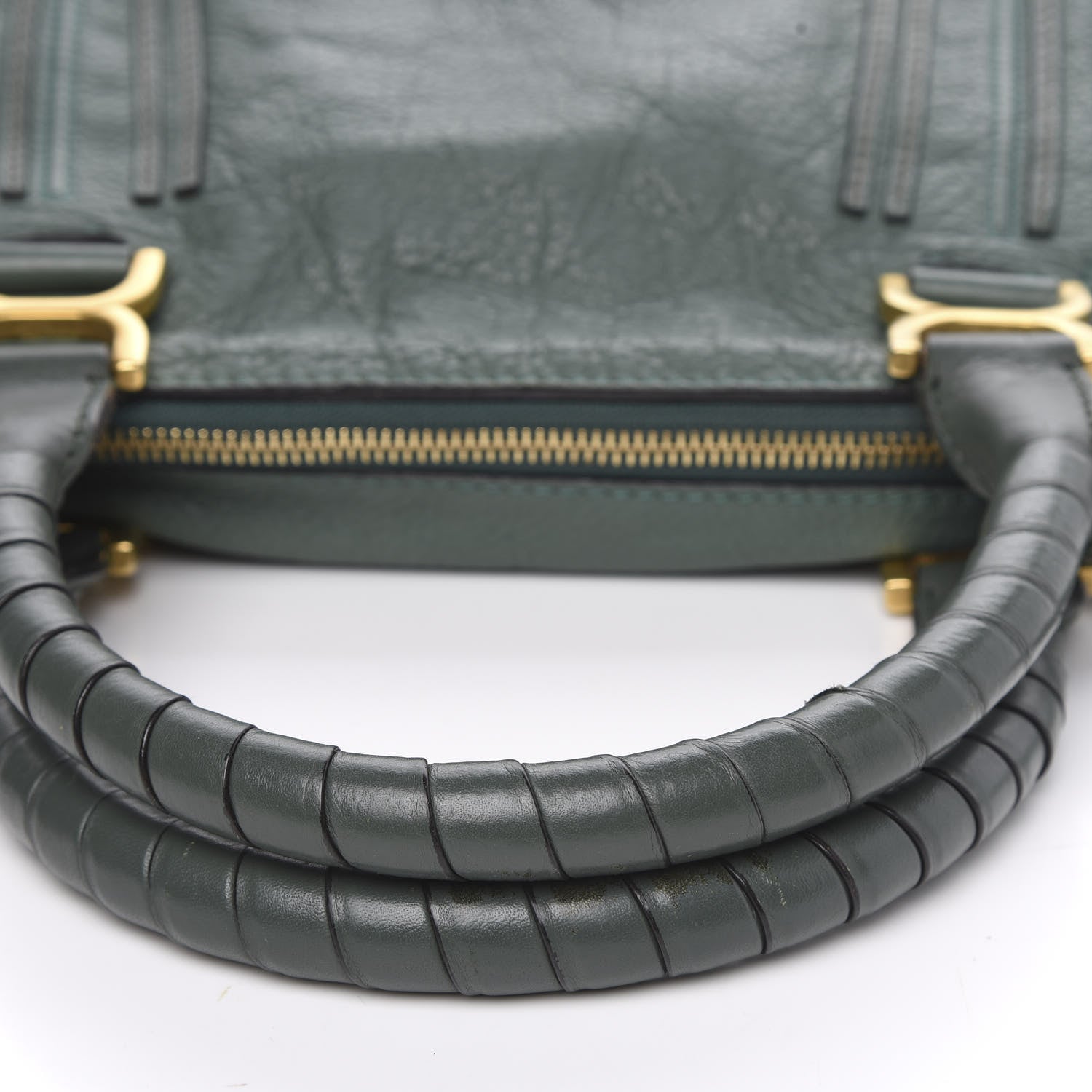 Chloe Calfskin Medium Marcie Satchel Eucalyptus 10 of 18