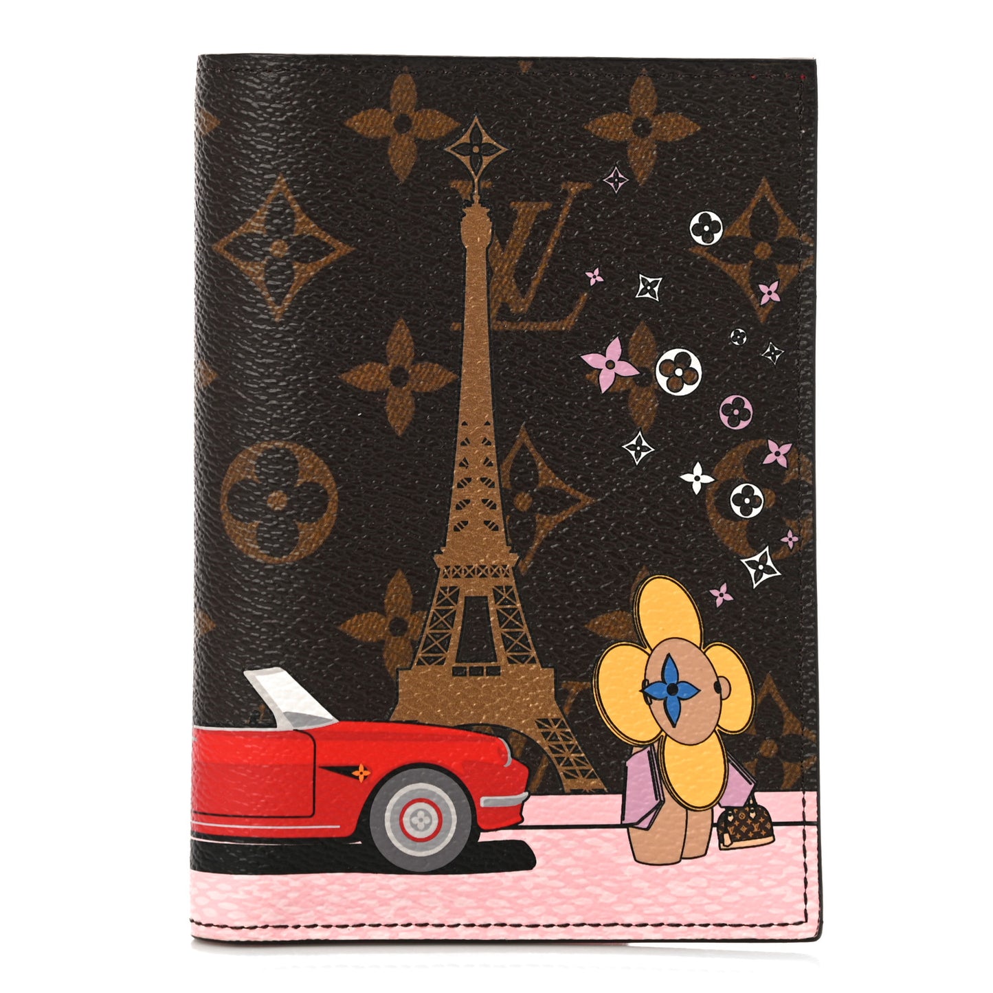 Monogram 2019 Christmas Animation Passport Cover Rouge