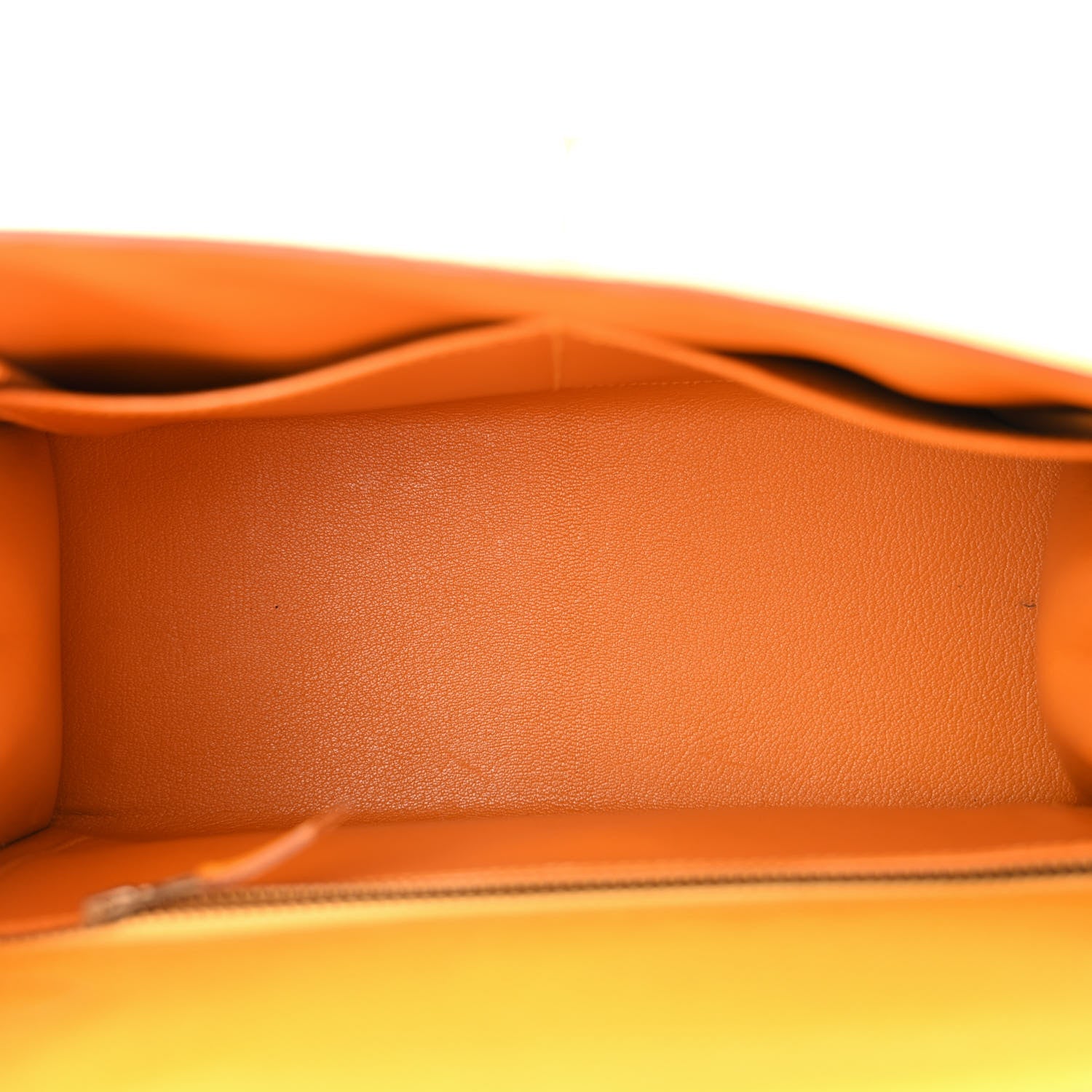 Hermes Toile H Epsom Kelly Sellier 28 Ecru Jaune Sable 5 of 12