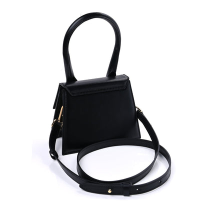Jacquemus Smooth Calfskin Le Chiquito Moyen  Black 2 of 8