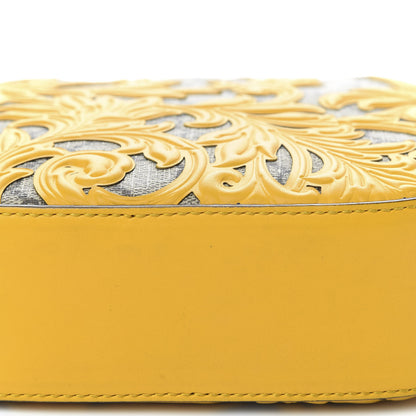 Gucci GG Supreme Monogram Arabesque Mini Chain Shoulder Bag Beige Yellow 10 of 11