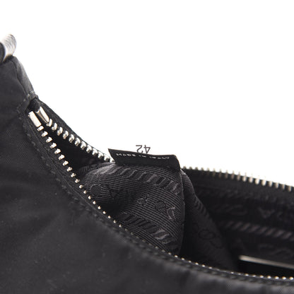 Prada Nylon Re-Edition 2005 Shoulder Bag Black 10 of 11