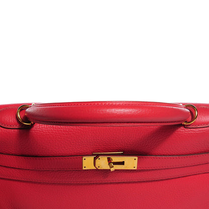 Hermes Taurillon Clemence Kelly Retourne 35 Bougainvillea 24 of 26