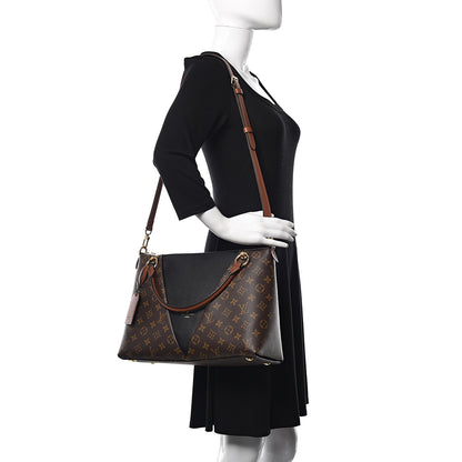 Louis Vuitton Monogram V Tote MM Black 2 of 5